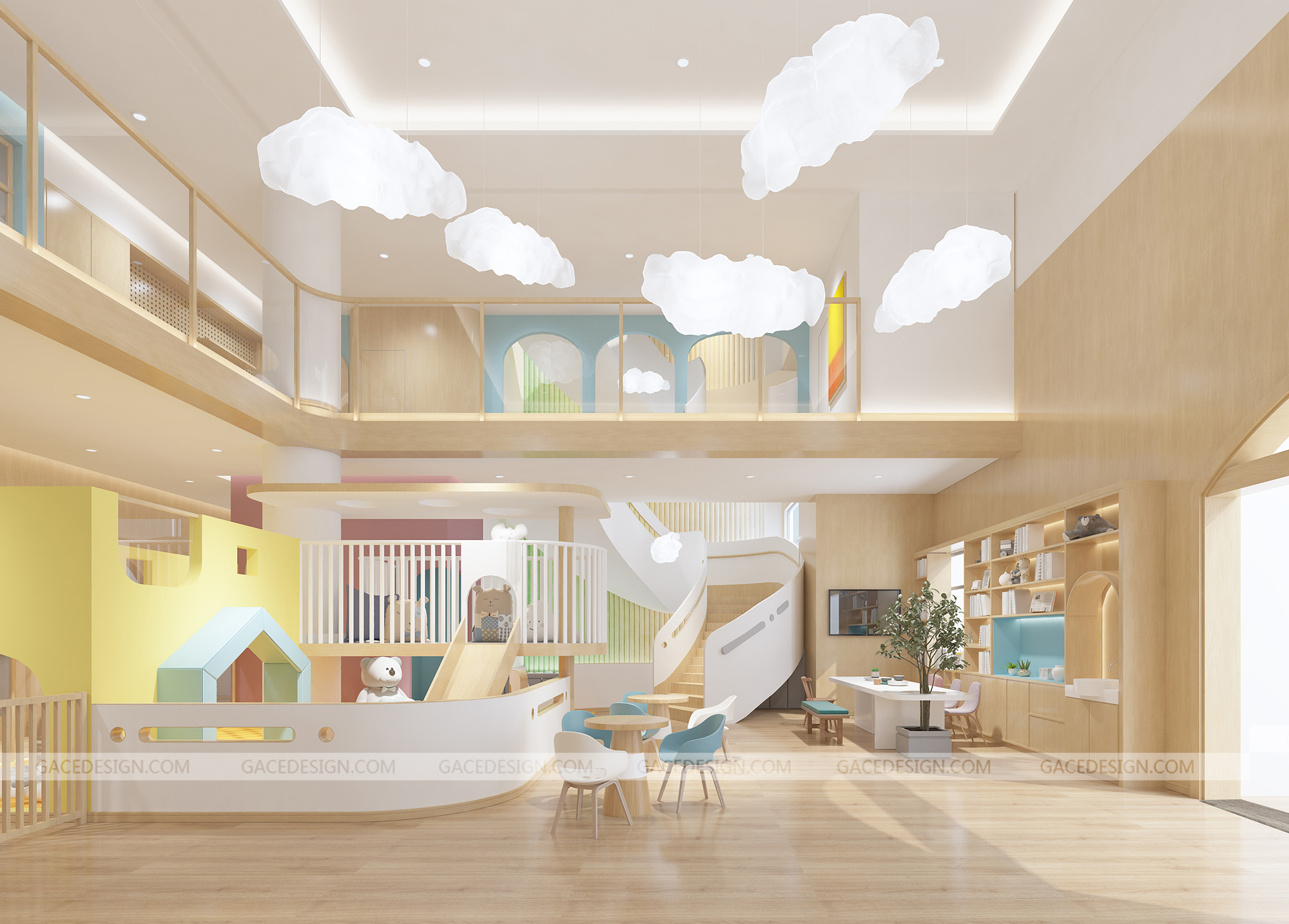 幼兒園吊頂怎么設(shè)計(jì)才好看？